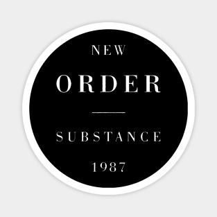 Funny New Order Substance 1987 Magnet